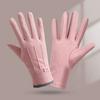 Autumn and Winter Warm Gloves, Windproof, Waterproof, Touch Screen Compatible, Unisex, Fleece-Lined Gloves for Electric Bike Riding