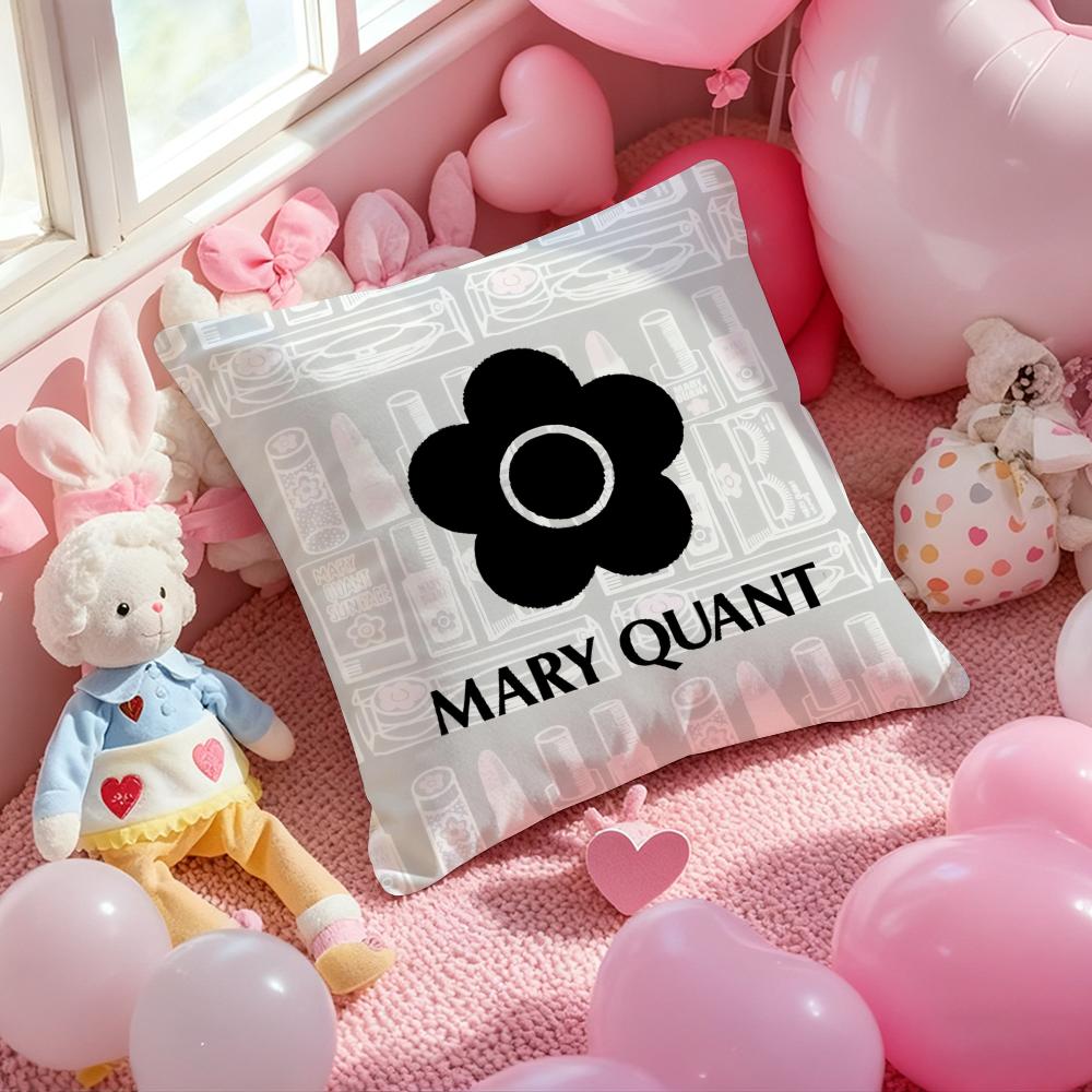 M-Mary-Q-Quant Mode Kissenbezug Musterbedruckter Kissenbezug für Wohnzimmer Sofakissenbezug & Schlafzimmerdekoration