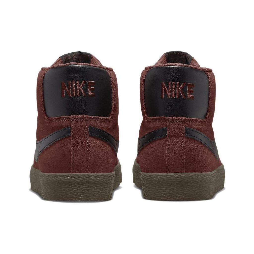 Nike Zoom Blazer Mid SB Oxen Brown Gum Dark Brown Black Men's Skate Shoes 864349-204