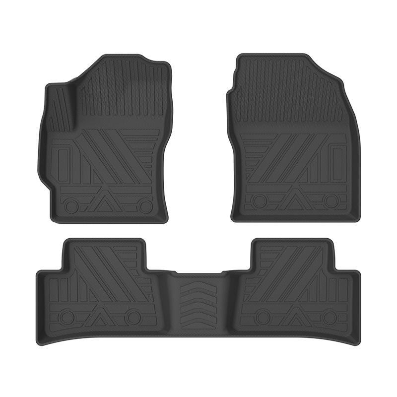 Eco-Friendly TPE Waterproof Floor Mats for 2022 Toyota Frontlander - Anti-Slip & Wear-Resistant.
