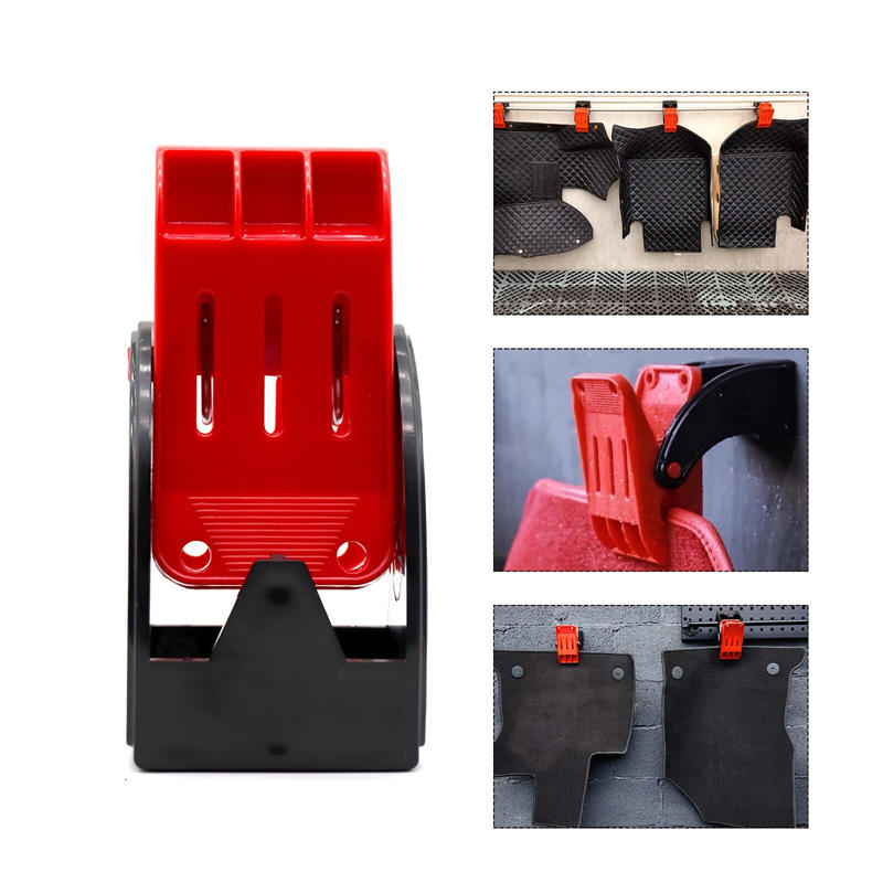 Car Mat Washing Clip with Screws Heavy Duty Wall Mount Clamp Floor Mat Holder Hanger Car Garage Organizer Drying Rack Accessory