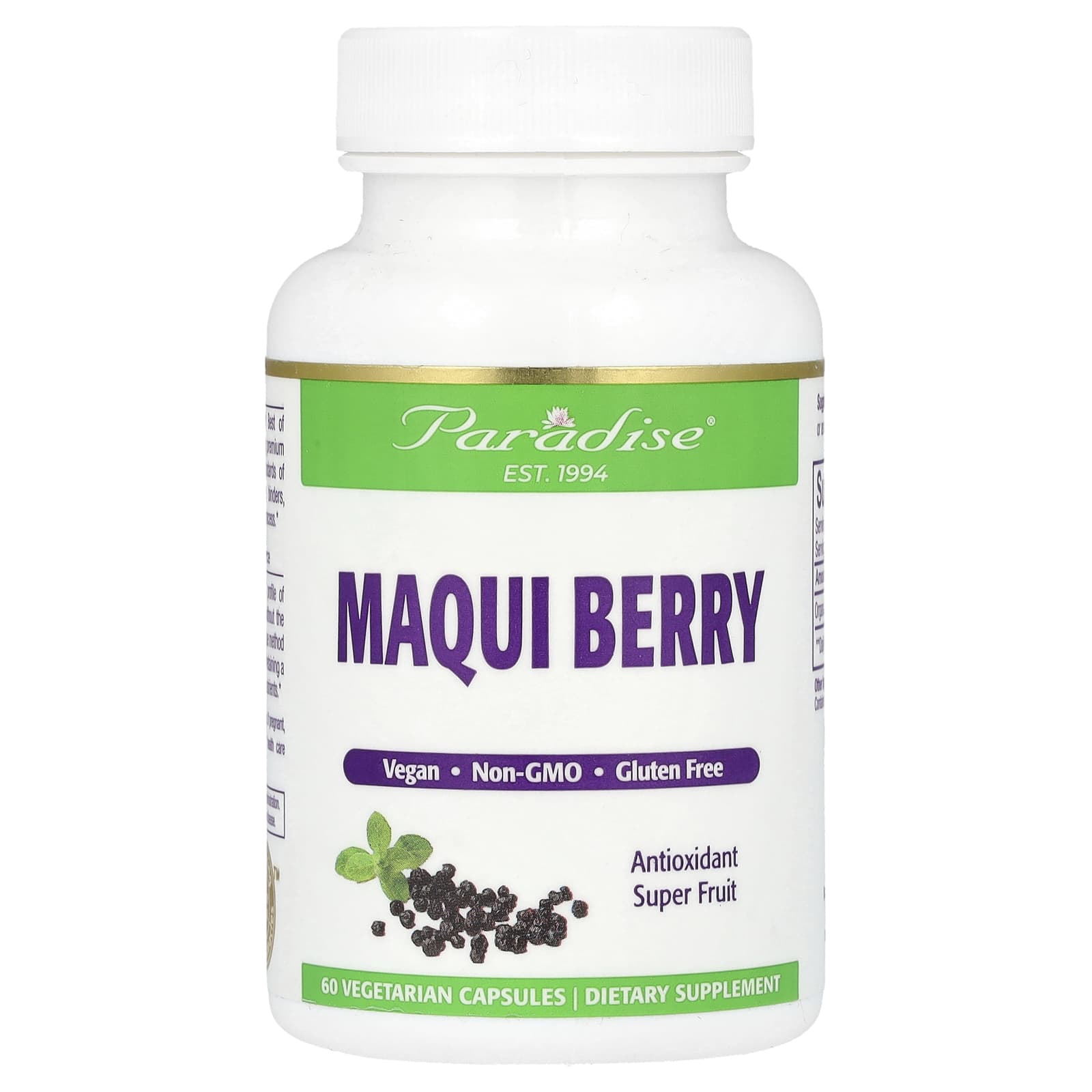 

Maki Berry, Veggie Capsules 60 (400Mg per capsule)