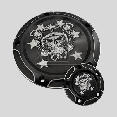 Motorcycle Derby Cover CNC Engine Cover For Harley Touring Electra Glide Dyna Softail Heritage Deluxe 99-2016