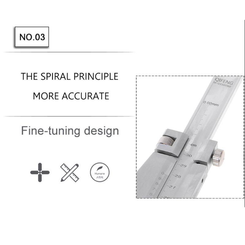 Measuring Tool Stainless Steel Vernier-Caliper Micrometers Height Vernier Caliper Altitude Calipers Tool for Household