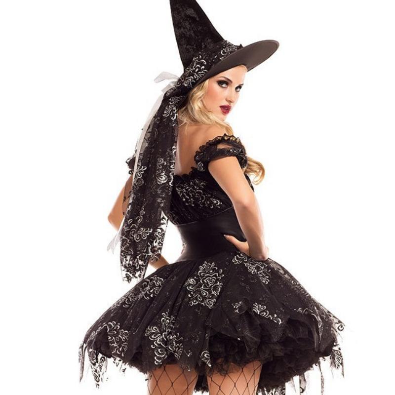 New Halloween Peach Heart Queen Costume Witch Witch Uniform Cosplay Costume