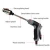High Pressure Washer Metal Extension Pole Cleaning Turbo Scrubber with 5m Hose Ergonomic Grip