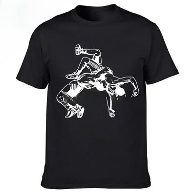 Funny Printed Men T Shirt New Wrestling Muay Thai 100% Cotton T-shirt Casual O-neck Short Sleeve Tshirt Fashion Tees Tops