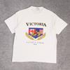 VTG 90s Victoria Canada Sailing Sailboat Flag Large White Short Sleeve T-Shirt