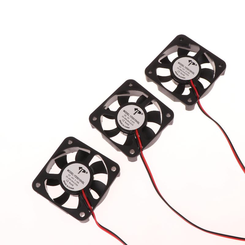 1/3PCS Hydraulic Bearing 5V 12V 24V 3D Printing Car Light Aromatherapy Machine DC Cooling Fan 5010mm DC Fan