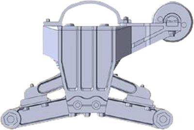 Toromodel Scale VVSS Bogie with Symmetrical Skid Plate Plastic Model Parts TRM48034 1/48 M4/M4A1 (D47527 Type) (for Tamiya) (Tank)