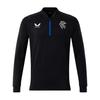 Castore Mens Rangers FC Quarter Zip Training Fleece Top