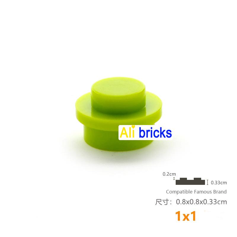 High-Quality 120Pcs High-Quality 1X1 High-Quality Dots High-Quality Thin Construction pieces High-Quality Round High-Quality Blocks High-Quality Moc