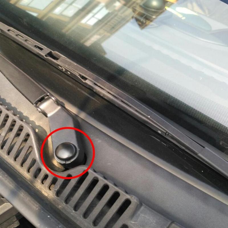 4Pcs Plastic Windshield Wiper Arm Covers 13395543 955203005 Wiper Arm Bolt Caps Durable For Golf Mk4 5 6 7 Fabia Caddy