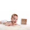 Träblock för baby-milepålare - Fotorekvisita för nyfödda & Tillväxtminne