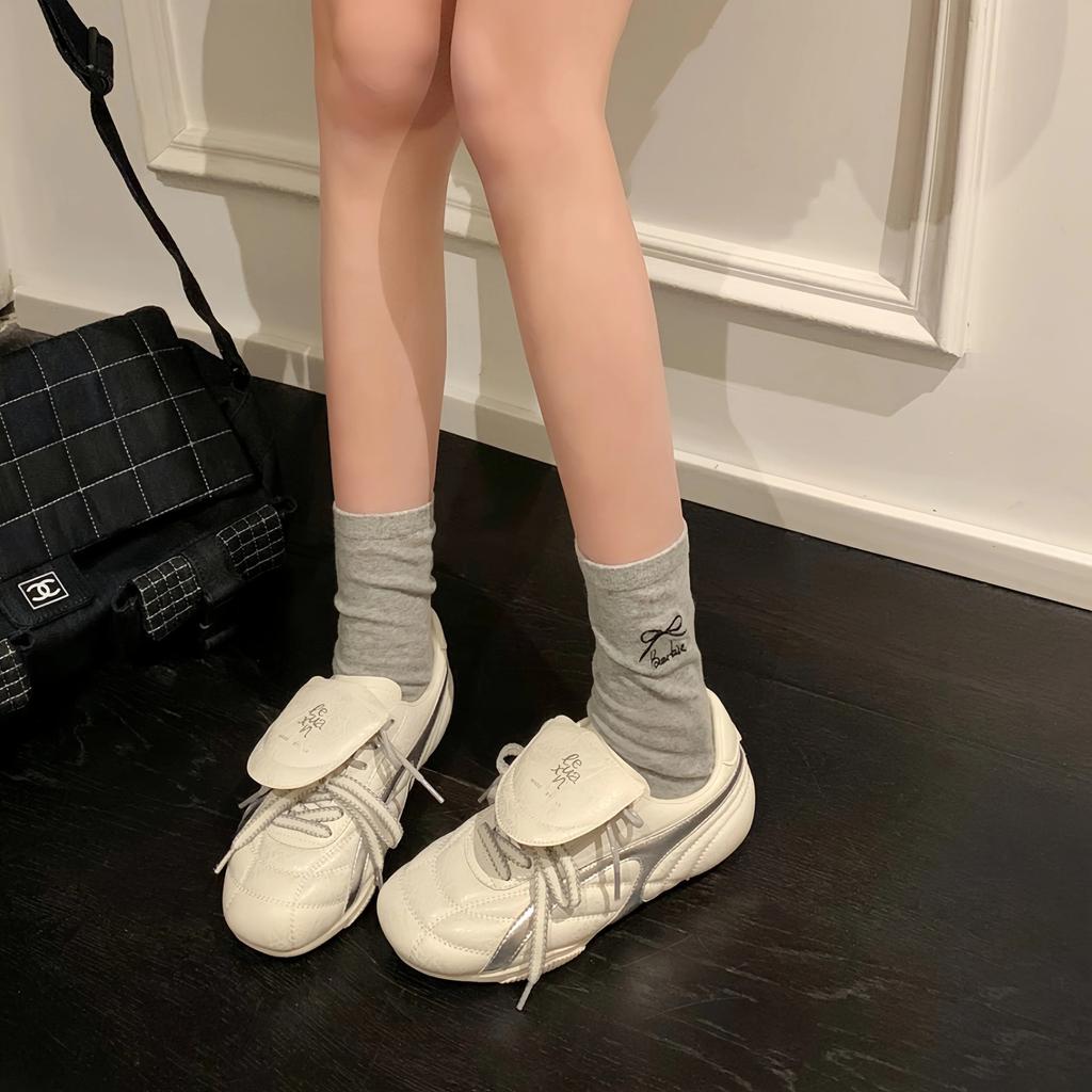 Flip Forrest Gump trainingsschoenen dames 2025 lente nieuw veelzijdige zachte zool lichtgewicht witte schoenen casual sportschoenen losse schoenen