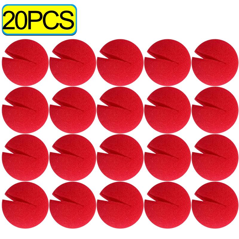 Wholesale Red Clown Nose Circus Foam Sponge Ball Cosplay Costume Props Funny Performance Party Halloween Decoration Supplies