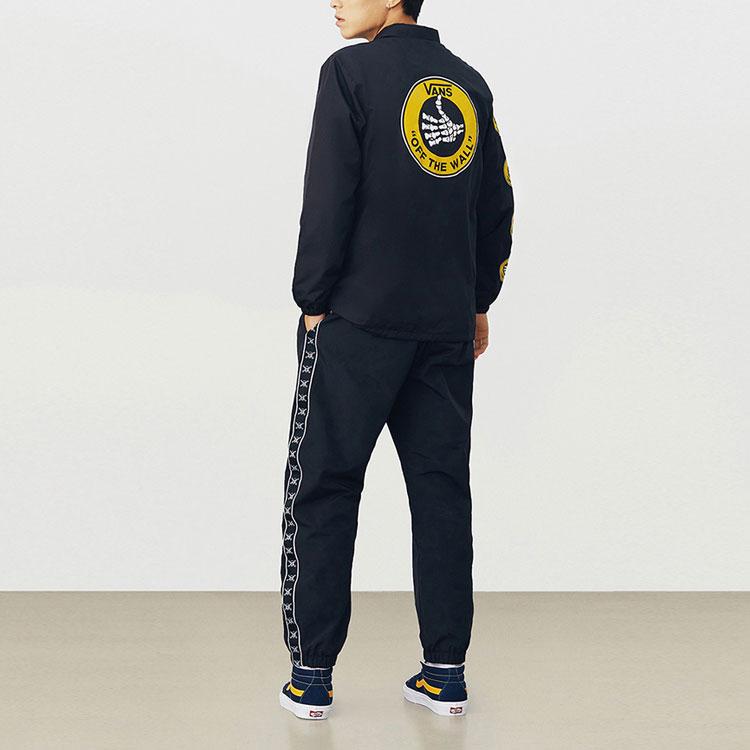 Vans Skull Print Work Jacket Men Jackets Black VN0A54MJBLK