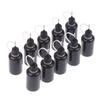 Diy Quilling Tool Empty Needle Tip Glue Bottle With Black Cap Liquid Dropper Containers With Silicone Rings For Crafting