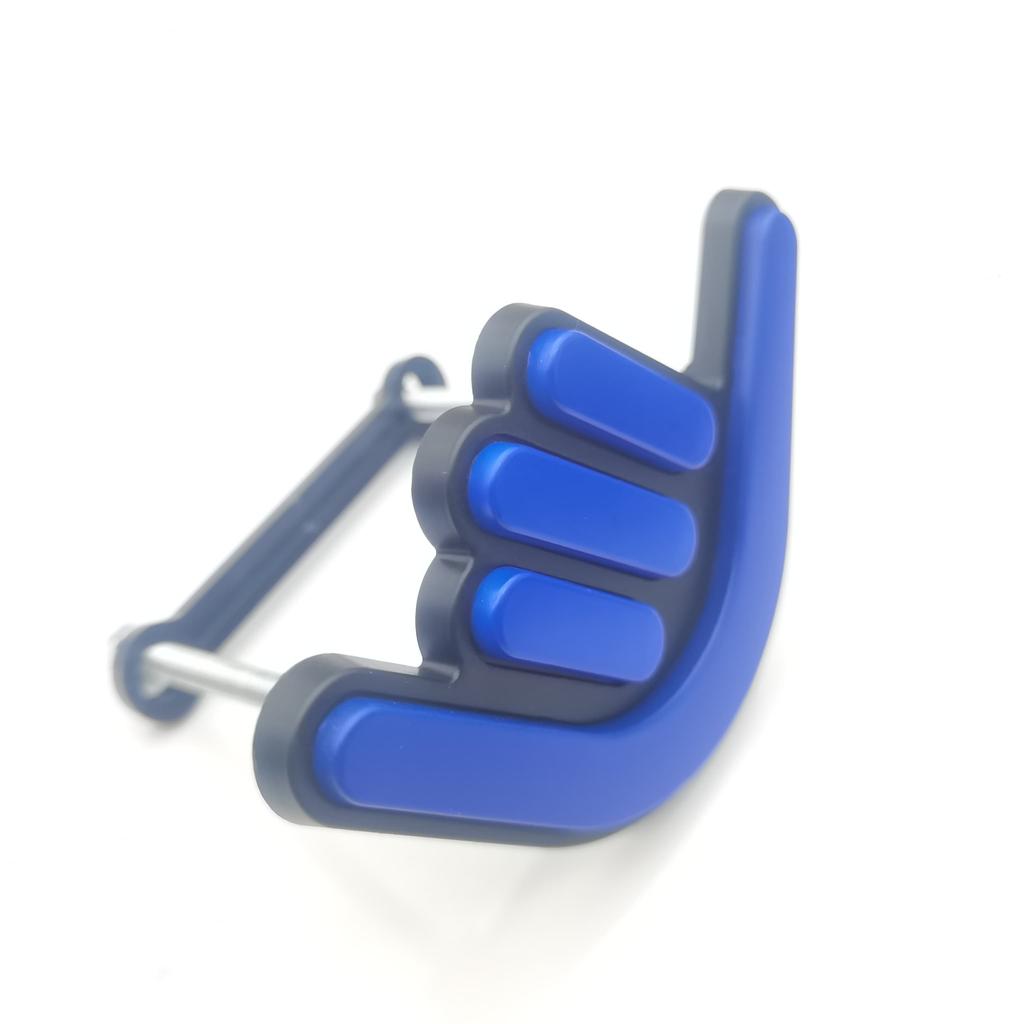 1Set ABS Gesture Shape Car Front Grille Decorative Emblem Badge for Auto Grille Accessories