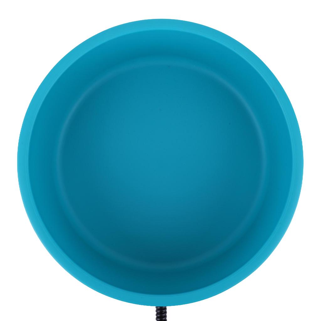 Outdoor Thermal Pet Bowl 3.2 L Heated Pet Water Bowl Anti-Freeze Heated Pet Water Dish for Cat Rabbit Chicken Duck Squirrel