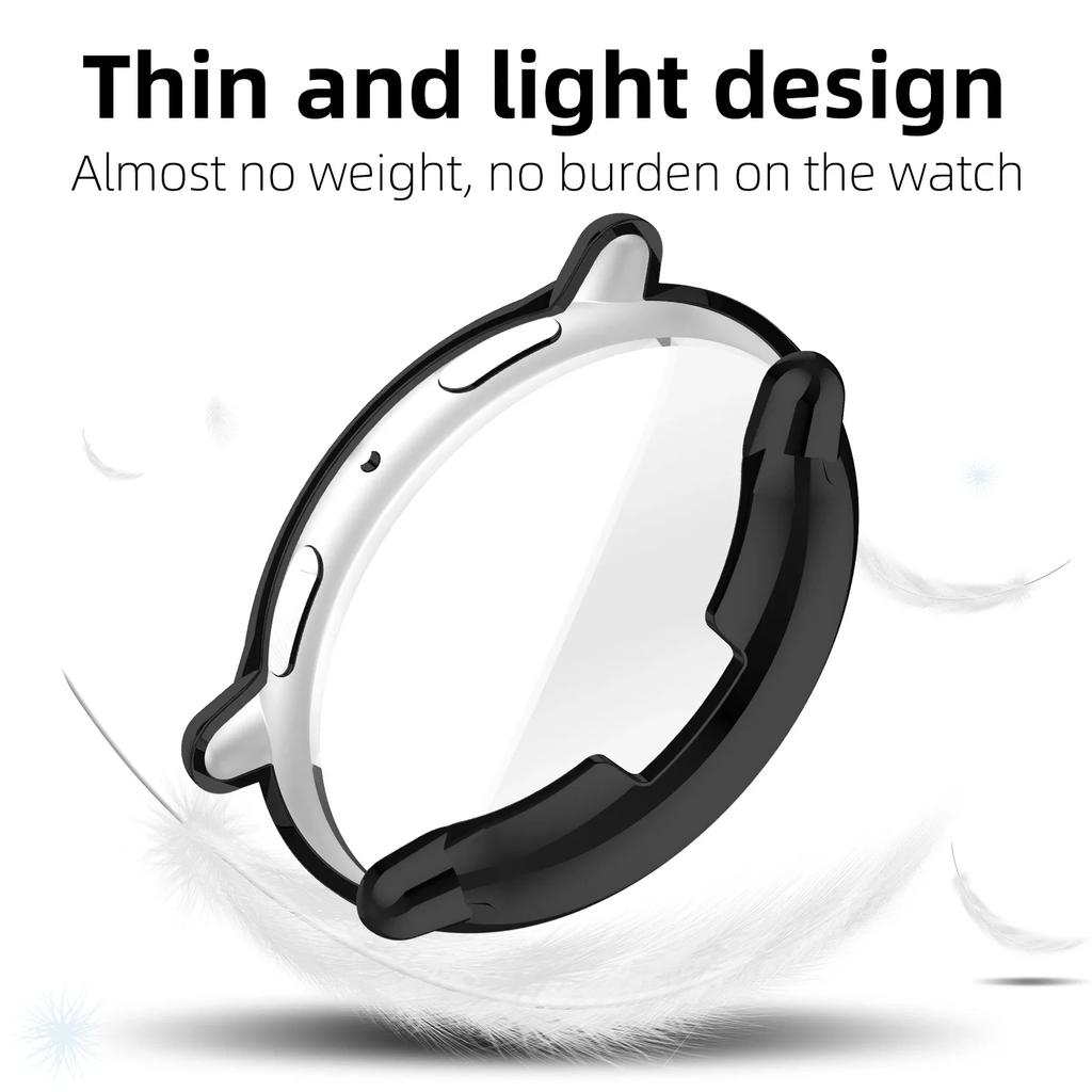 TPU Protective Case For Amazfit Active 2 Anti-scratch Full Screen Protector Cover For Amazfit Active 2 Smartwatch Soft Shell