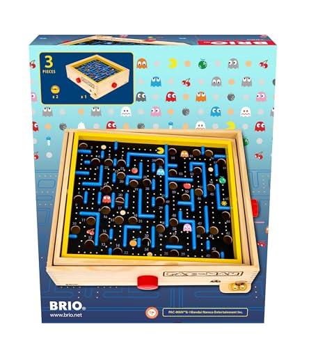 BRIO Pac-Man Labyrinth Game 34065, for Ages 6 and Up. [Toy, Wooden Toy, Game, Gift (Birthday/Christmas)]
