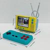 3.0 Inch Screen Retro Bookshelf TV Console Built-in 339 Games Mini Pocket Size Game Console GV300S Children Gits
