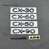 For Mazda CX-50 Car Modification Rear Marked Side Marking CX-30 Decorative Car-Sticker RearCX-60 CX-90 Trunk Fender Sticker Wcgvh11