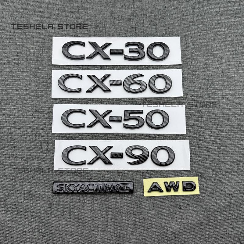 For Mazda CX-50 Car Modification Rear Marked Side Marking CX-30 Decorative Car-Sticker RearCX-60 CX-90 Trunk Fender Sticker Wcgvh11