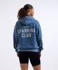 Sparring Club Oversized Hoodie - Women'S W Bxrw-Spclh-W [Washed Baby Blue] (Type A)