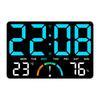 Large LED Wall Clock with Stand, Digital Multifunction GH9008