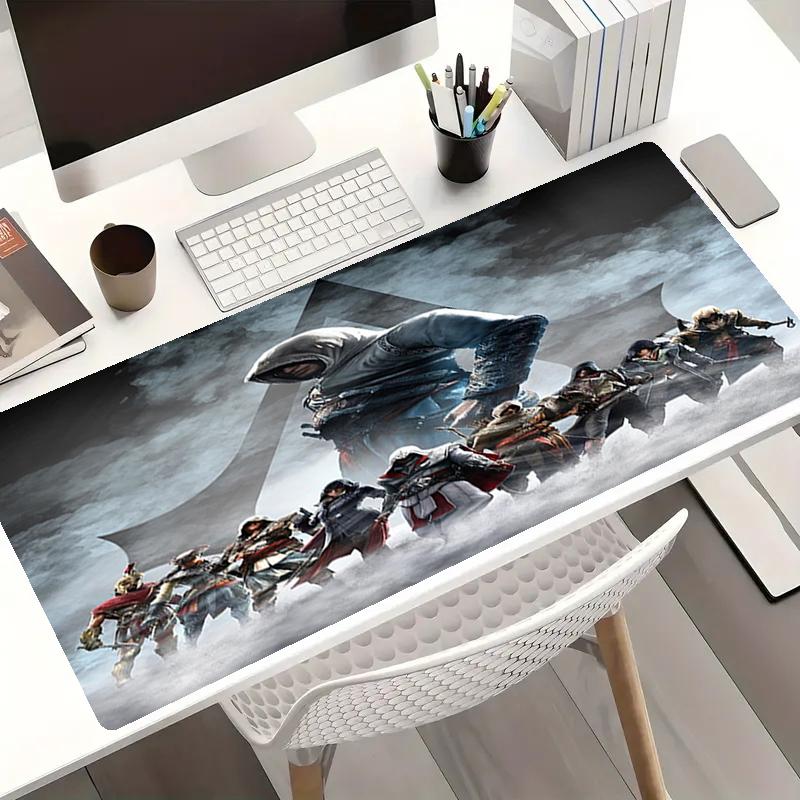 Assassin's Creed Theme Mouse Pad, Non Slip Rubber Base, Multifunctional Office & Home Decor, Perfect for Workspace Personalization.
