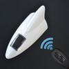 Colorful Shark Fin Solar-Powered Car Roof Antenna Light with Magnetic Tail Wing