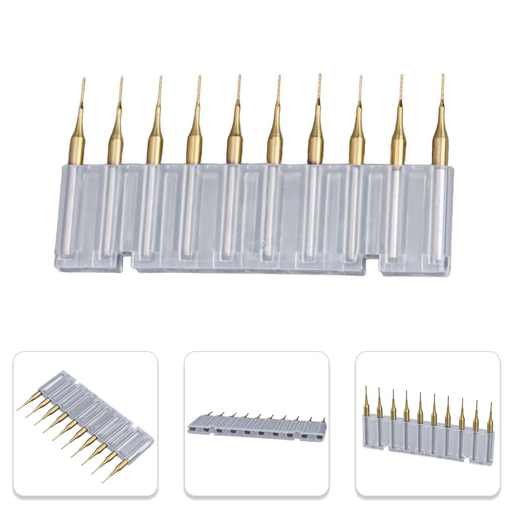 Hochwertiger Fräser Fräskopf Schneide 0,5 mm 3,175x0,5mm 37 mm CNC Hartmetall Fräser Set Endgravur Bits