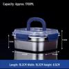 Food-Grade Stainless Steel Fresh-Keeping Box with Handle Lid