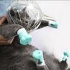 Cat Muzzle Boots Set Anti Bite Breathable Space Hood Cats Helmet with Paw Cover Portable Astronaut Helmet for Grooming