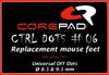 Corepad DOTS AIR Universal Universal Mouse Sole #03 Mouse-Dots [AIR#3]