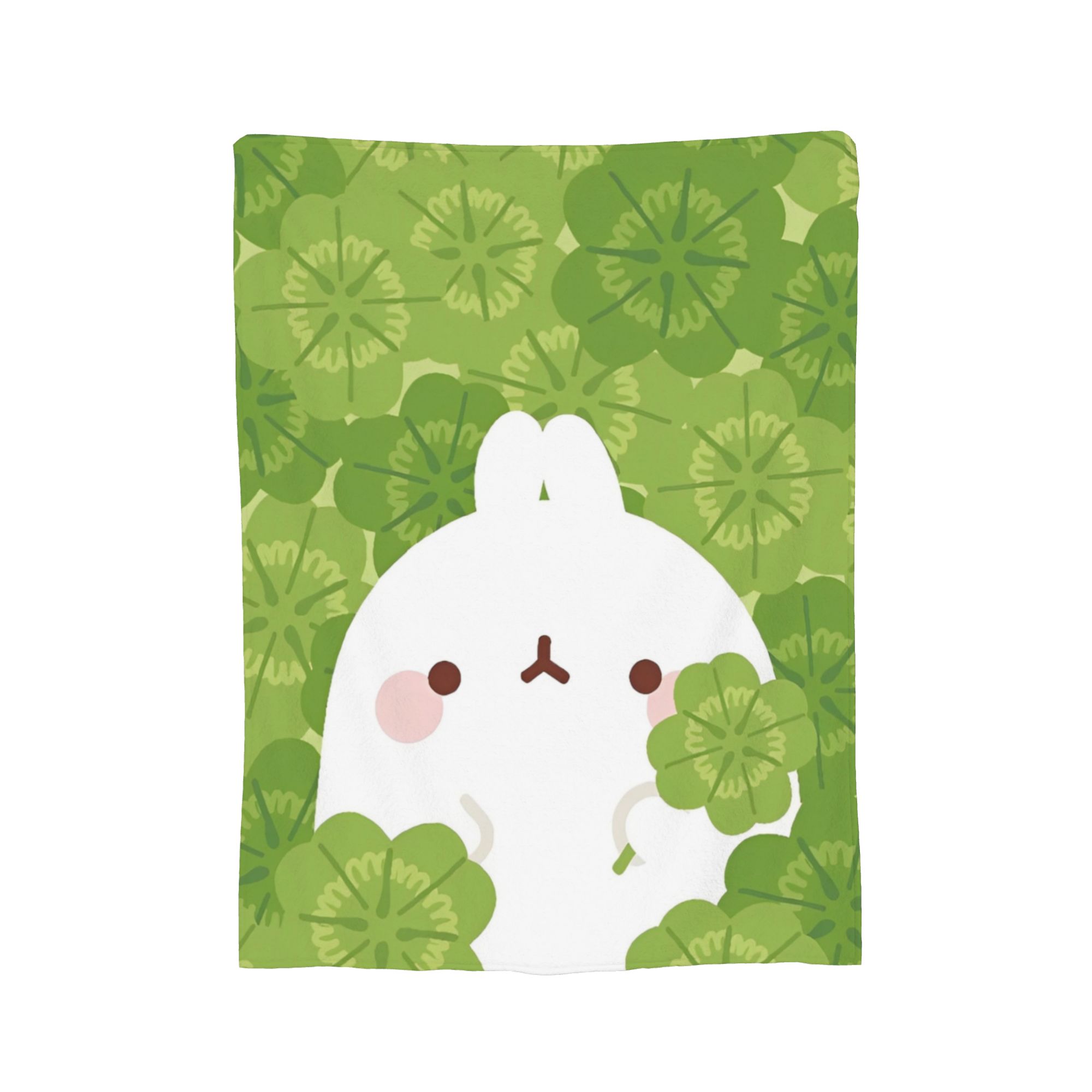 

Cartoon M-Molangs and Piupiu Blankets Flannel Summer Breathable Super Warm Throw Blanket for Bed Bedroom Bedspread 30x40in