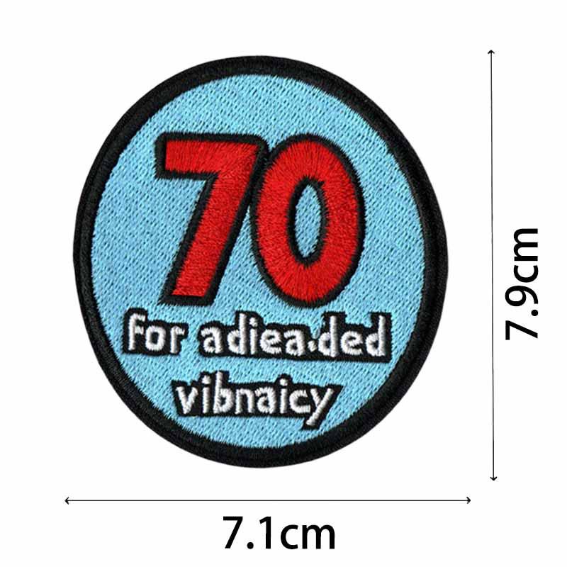 Cool Embroidered Motorcycle Suit Patches: European & American Academic Style Appliques
