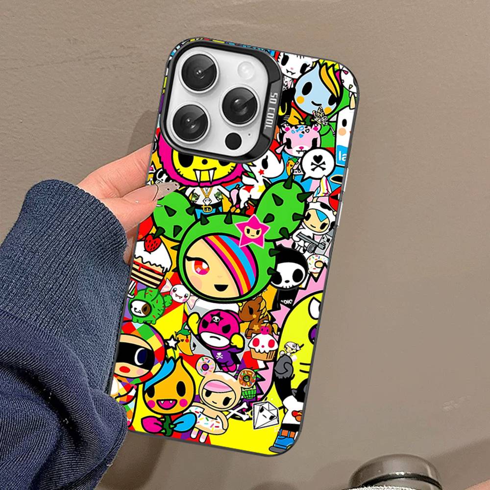 Japan Cute T-Tokidoki Phone Case For IPhone 16 15 14 13 12 11 Pro Max 17 Plus Colorful Cover