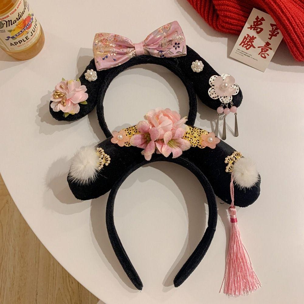 Pearl Hanfu Hair Clip Flower Ancient Style Hair Clip Antique Chinese Style Headwear  Children