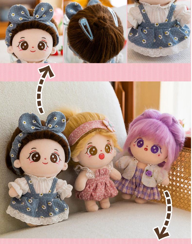 Creative Soothing Cloth Doll Gift Set for Girls - Simulation Doll Birthday Present