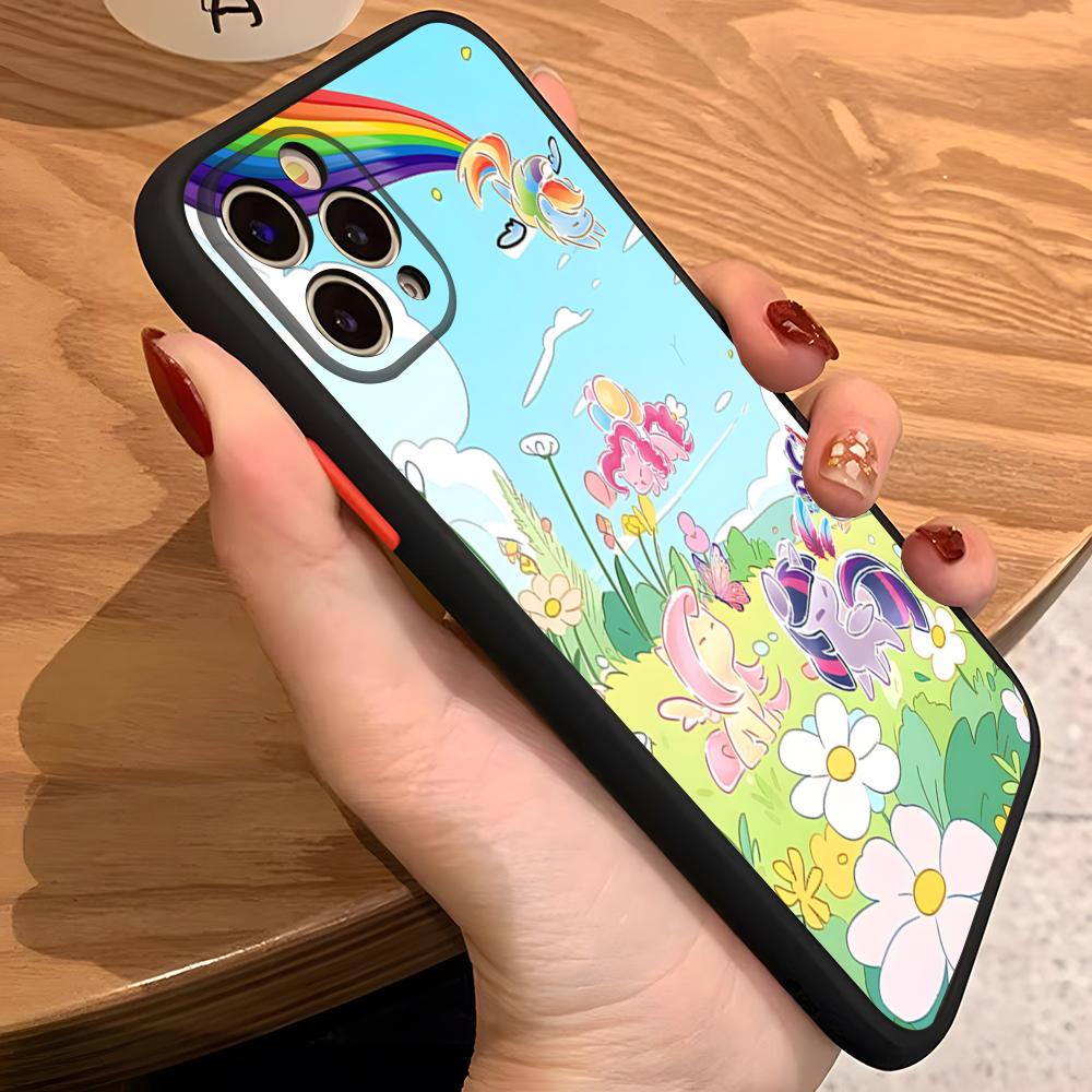 M-My Little P-Pony Phone Case For IPhone 17 16 15 Pro Max 14 Pro 1613 11 12 Mini Xs Xr Plus Se Matte Back Cover