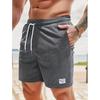 Pantaloncini Sportivi da Uomo in Velluto a Coste Monocolore con Lacci 2026