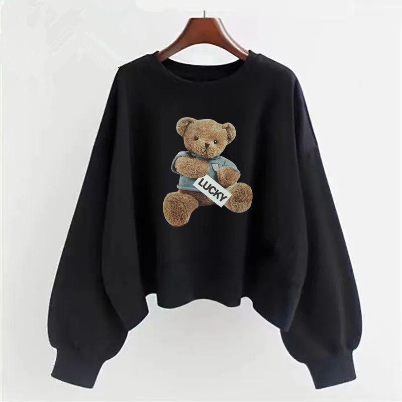 Moletom com capuz de algodão roxo feminino primavera e outono manga longa versão coreana gola redonda solta temporada escolar de setembro início do outono em roupas femininas