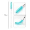 Pack of 50 Colorful Crystal Rod Disposable Eyelash & Eyebrow Nylon Brushes