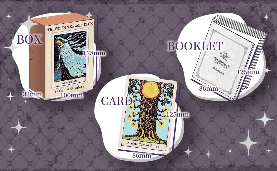 THE GOLDEN ORACLE Golden Dawn Rider Edition Oracle Tarot Cards with Japanese Waite Edition Authentic [Oracle Instructions]