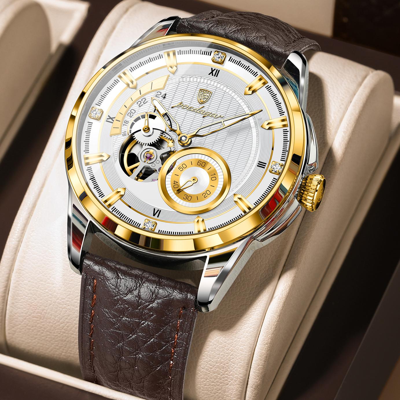 POEDAGAR Original Sports Men Wristwatch Fashion