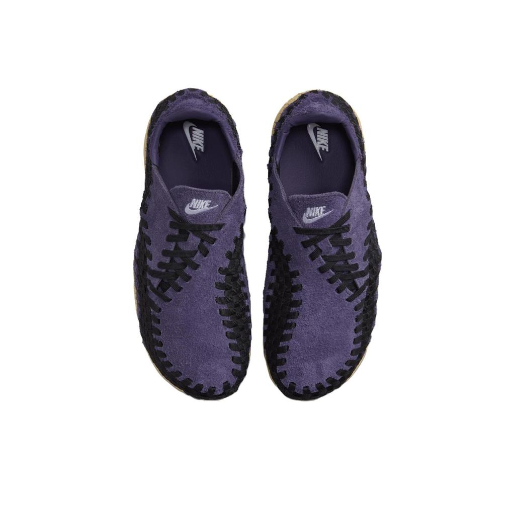 Nike Air Footscape Woven Dark Raisin Damesneakers Lilla Svart Kokosmelk FZ2615-500