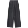 Women's Silk & Wool Blend High-Waisted Straight-Leg Pants